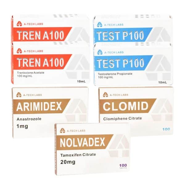 Muskelaufbau (Injektion) Testosteronpropionat + Trenbolonacetat + PCT (6 Wochen) A Tech Labs