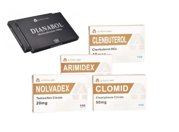 Orale Trockene Muskelpackung A Tech Labs Dianabol Clenbuterol PCT 8 Wochen 1