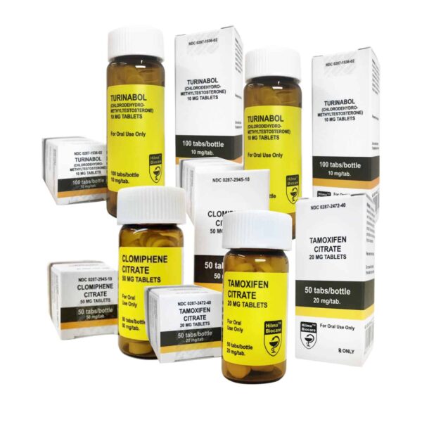 TROCKENE MUSKELPACKUNG (ORAL) HILMA TURINABOL + PCT