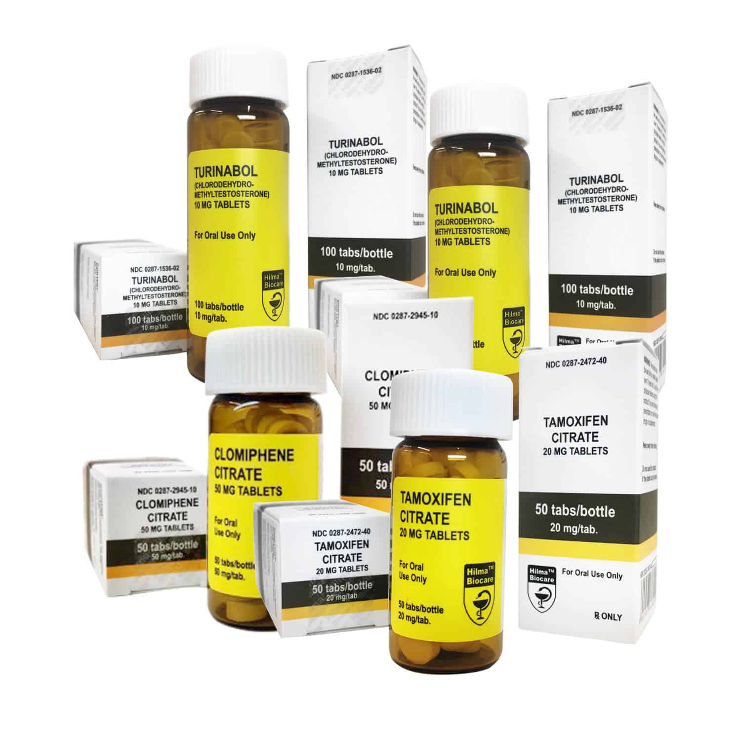 TROCKENE MUSKELPACKUNG (ORAL) HILMA TURINABOL + PCT