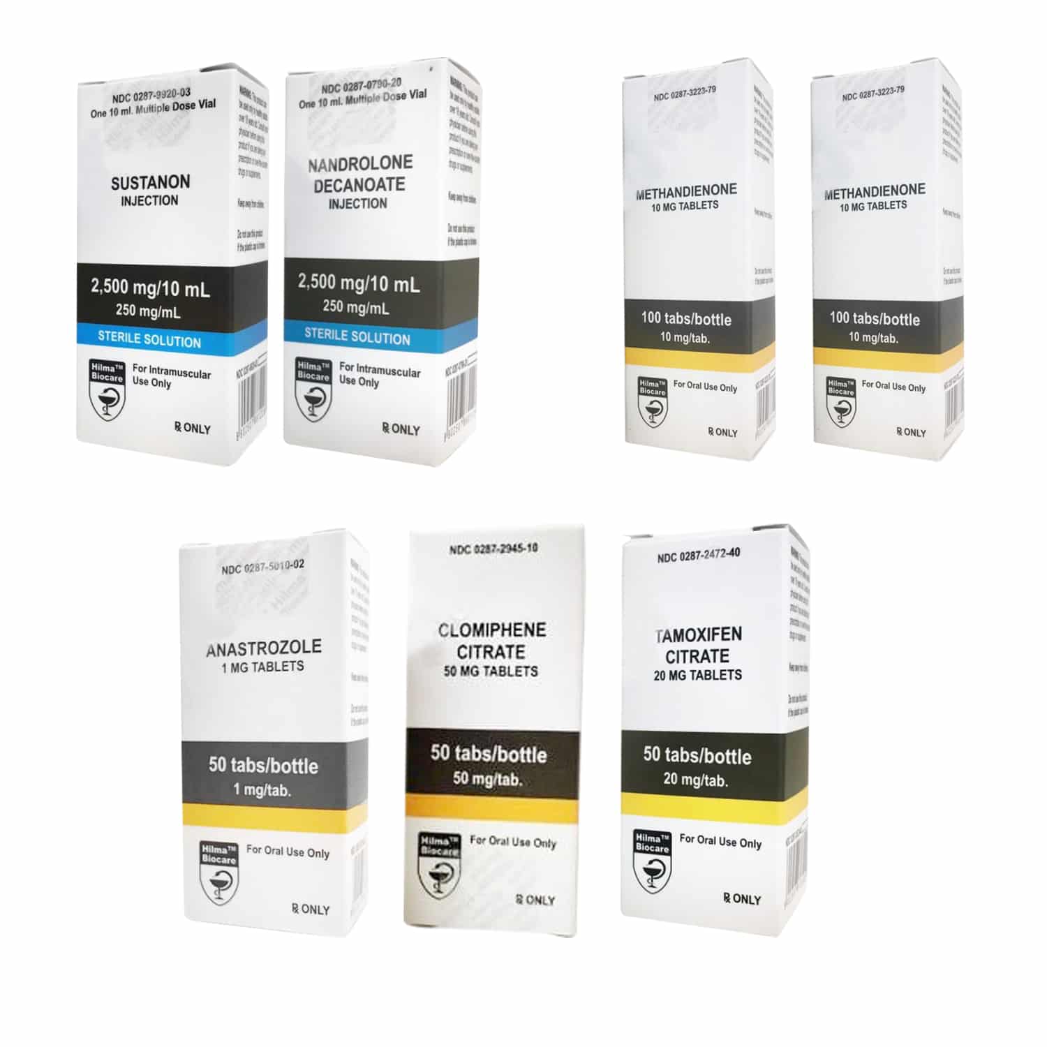 Mass Gain Pack (INJEKTION) SUSTANON + DECA + DIANABOL (8 Wochen) Hilma