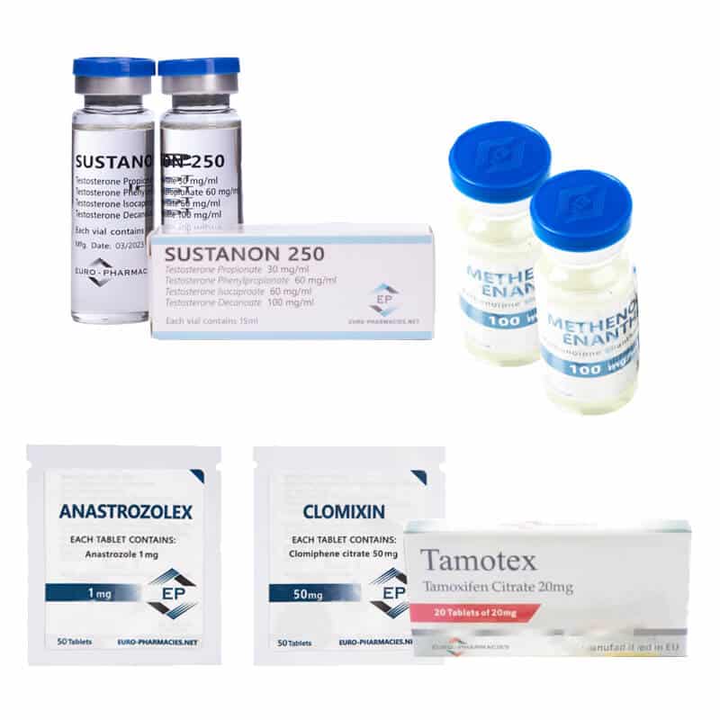 Lean Mass Gain Pack (INJEKTION) SUSTANON + PRIMOBOLAN + PCT (8 Wochen) Euro Pharmacies