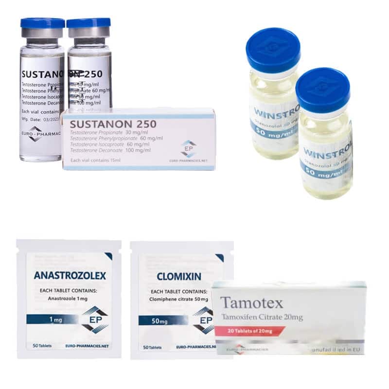 LEVEL II Lean Mass Gain Pack (INJEKTION) Sustanon + Stanozolol (8 Wochen) Euro Pharmacies