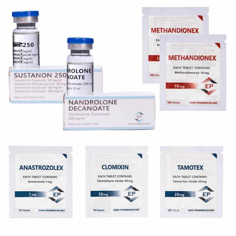 Mass Gain Pack (INJEKT) SUSTANON + DECA + DIANABOL (8 Wochen) Euro Pharmacies