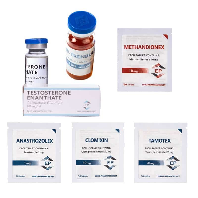 Orale Injektionspackung zum Aufbau fettfreier Muskelmasse EURO PHARMACIES DIAABOL TEST E TRI TREN 10 Wochen