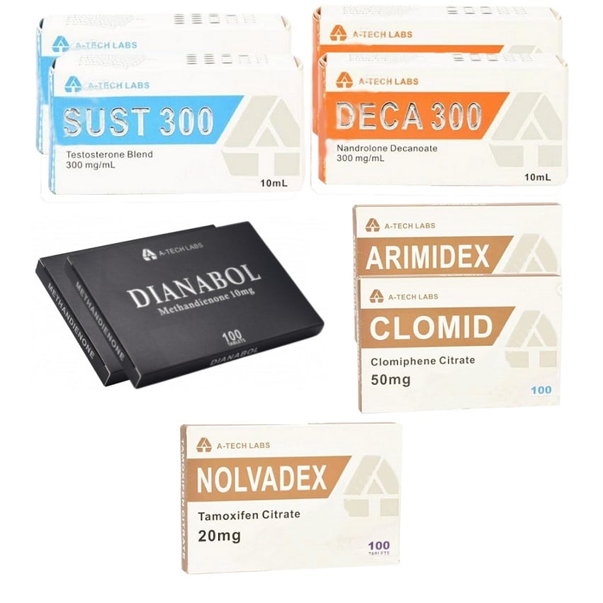 2er-Packung Cycle Mass Gain Sustanon Deca Durabolin Dianabol A Tech