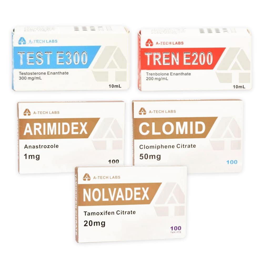 Trockenmasseaufbau-Paket Testosteron Enantat + Trenbolon Enantat (10 Wochen) A Tech