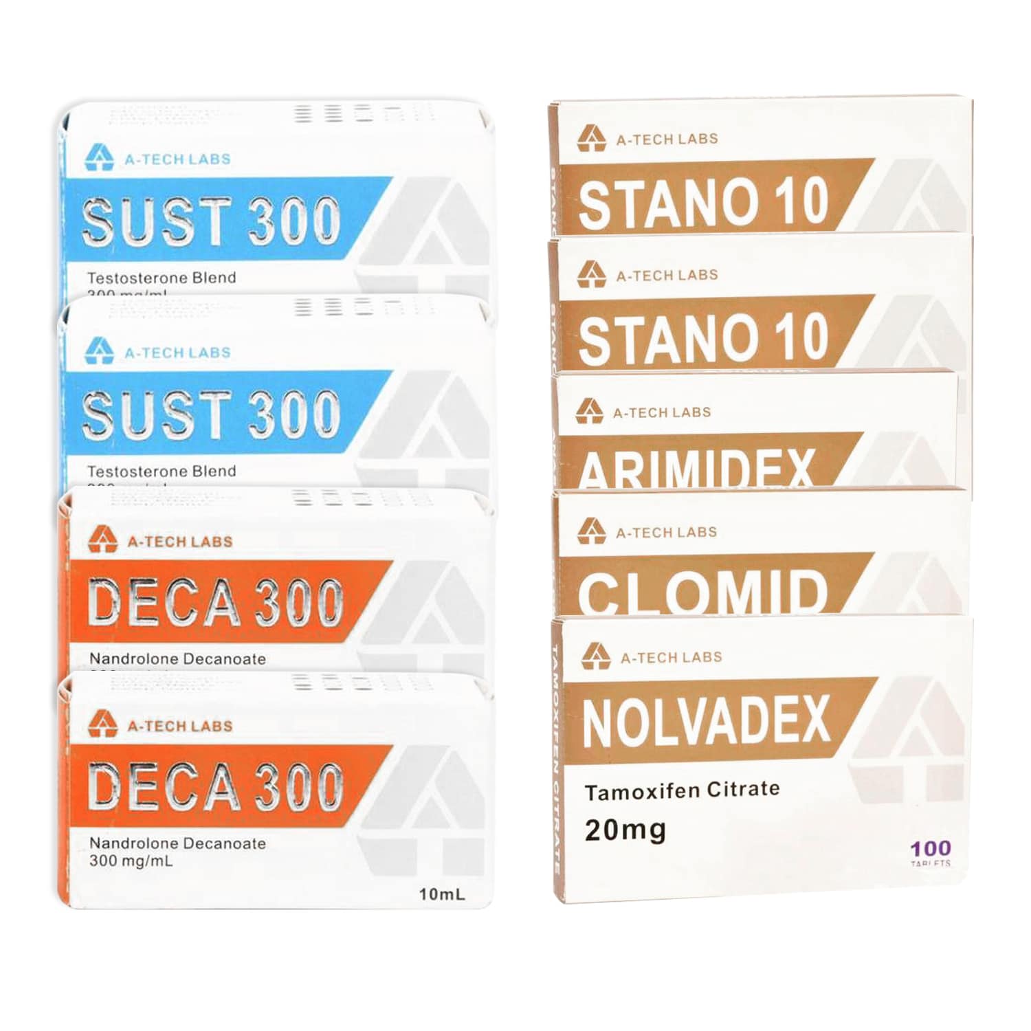 Muskelaufbau-Paket (orale Injektion) Sustanon + Deca + Winstrol (8 Wochen) A Tech