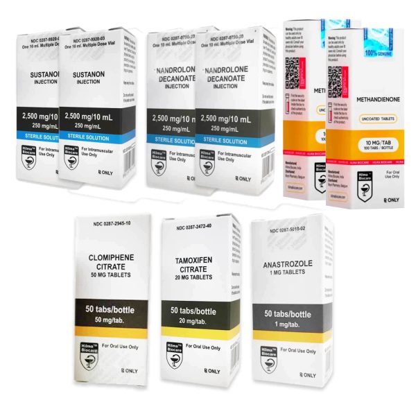 LEVEL III (INJEKT) Masseaufbau-Paket: SUSTANON + DECA + DIANABOL (8 Wochen) Hilma