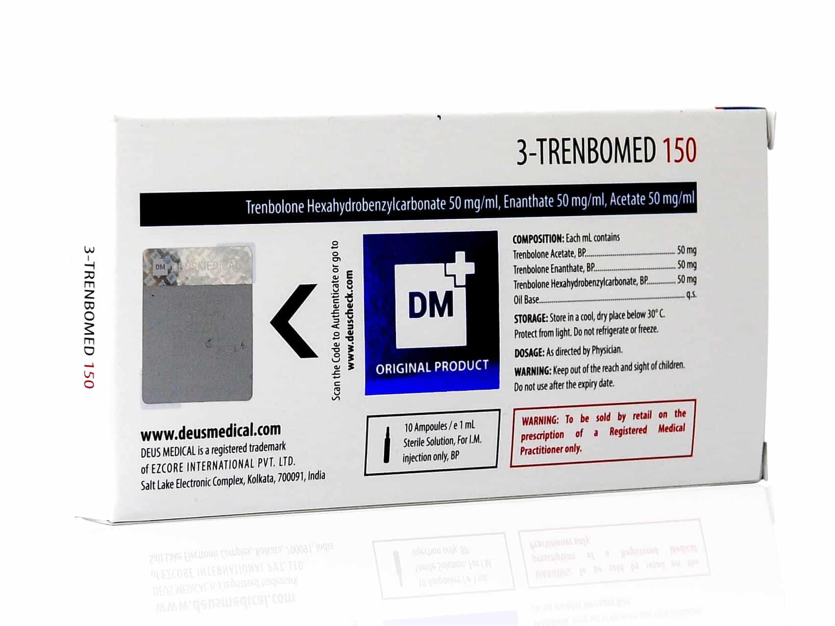 DEUSMEDICAL 3 TRENBOMED 150 BACK