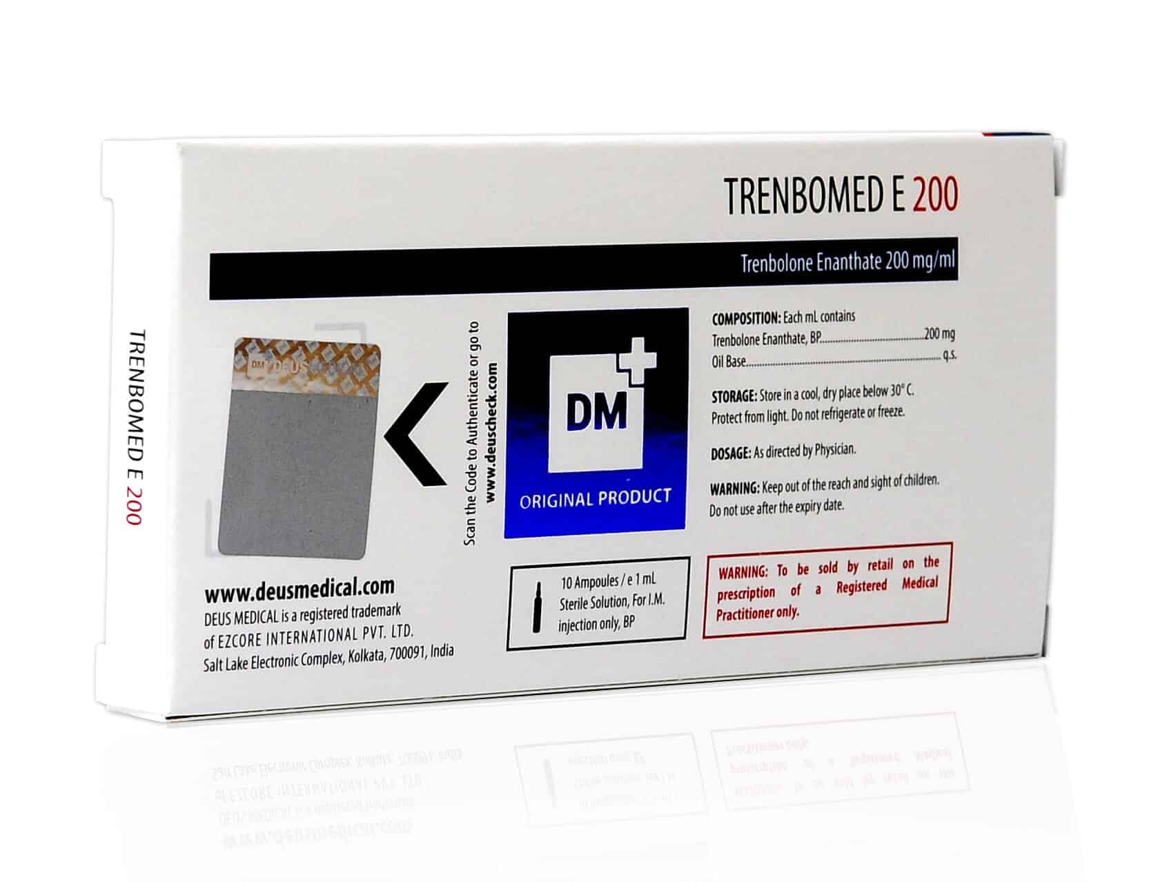 DEUSMEDICAL TRENBOMED E 200 ZURÜCK