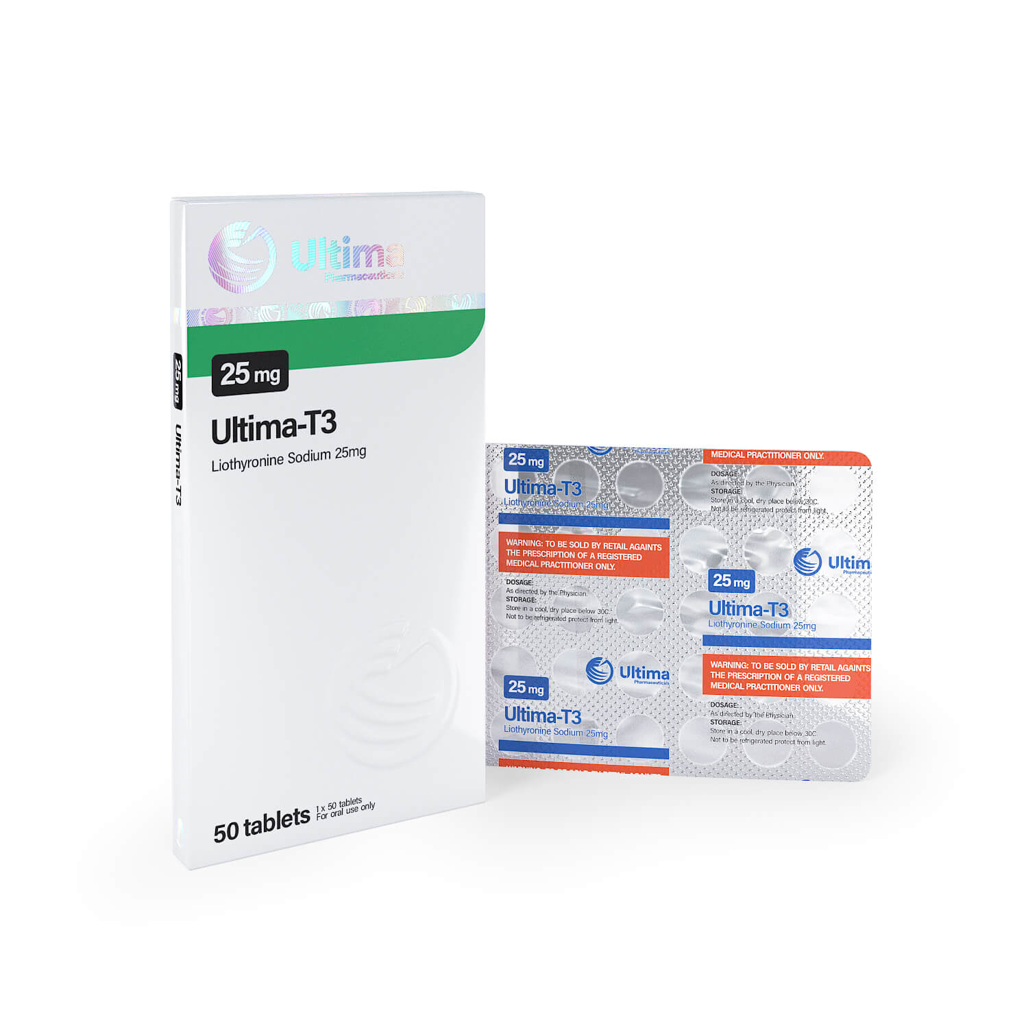 Ultima T3 50 Tabletten à 25 mcg