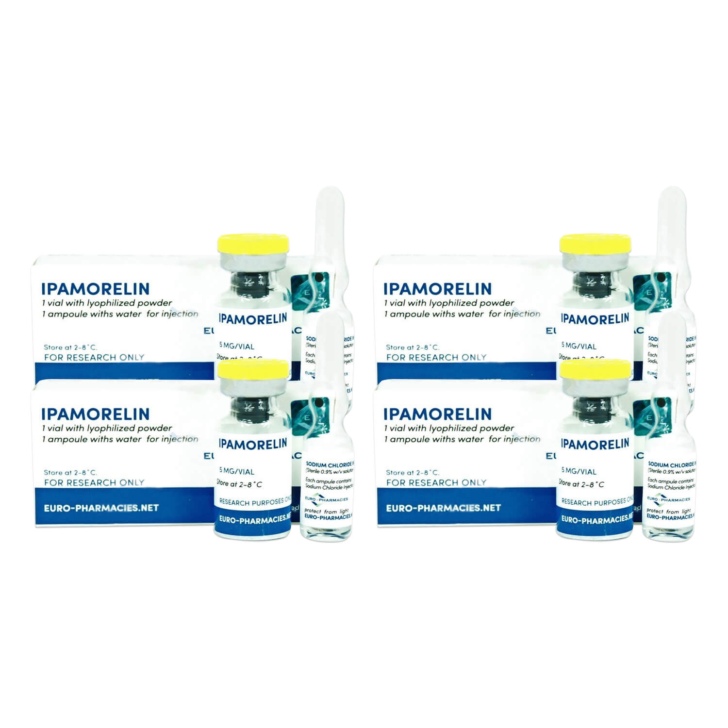Packung Peptide Masseneinnahme Anfänger Euro Apotheken Ipamorelin (12 Wochen)