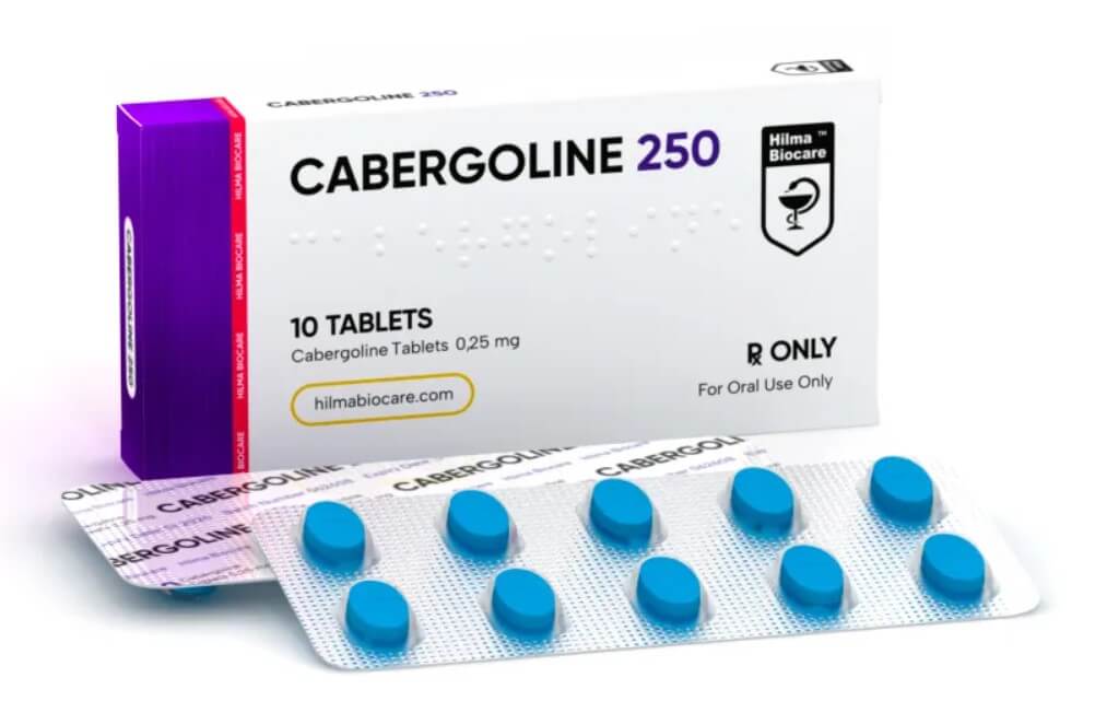 Cabergolin 0,25 mg 10 Tabletten Hilma