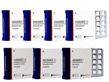 2er-Packung zur oralen Einnahme, 6 Wochen Dianabol-Schutz-PCT, Deus Medical 463×348