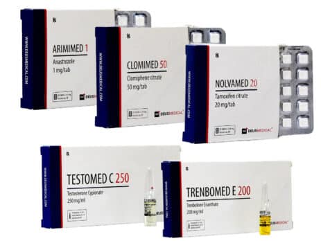 4 LEVEL I Lean Mass Gain Pack INJECT TESTOSTERON CYPIONATE TRENBOLONE ENANTHATE PCT 10 weeks Deus Medical 463×348