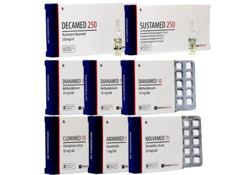 Klassisches Mass Gain Paket 8 Wochen Sustanon Deca Dianabol Schutz PCT Deus Medical 463×348