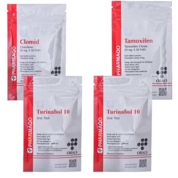 DRY MUSCLE PACK ORAL TURINABOL PCT 6 weeks Pharmaqo Labs