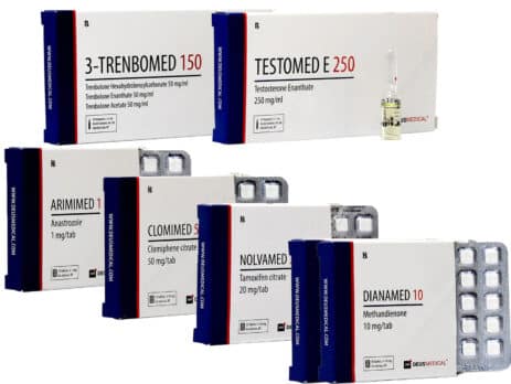 Trockenmasseaufbau-Paket ORAL INJECT DIANABOLN TEST E TRI TREN 10 Wochen Deus Medical 463×348