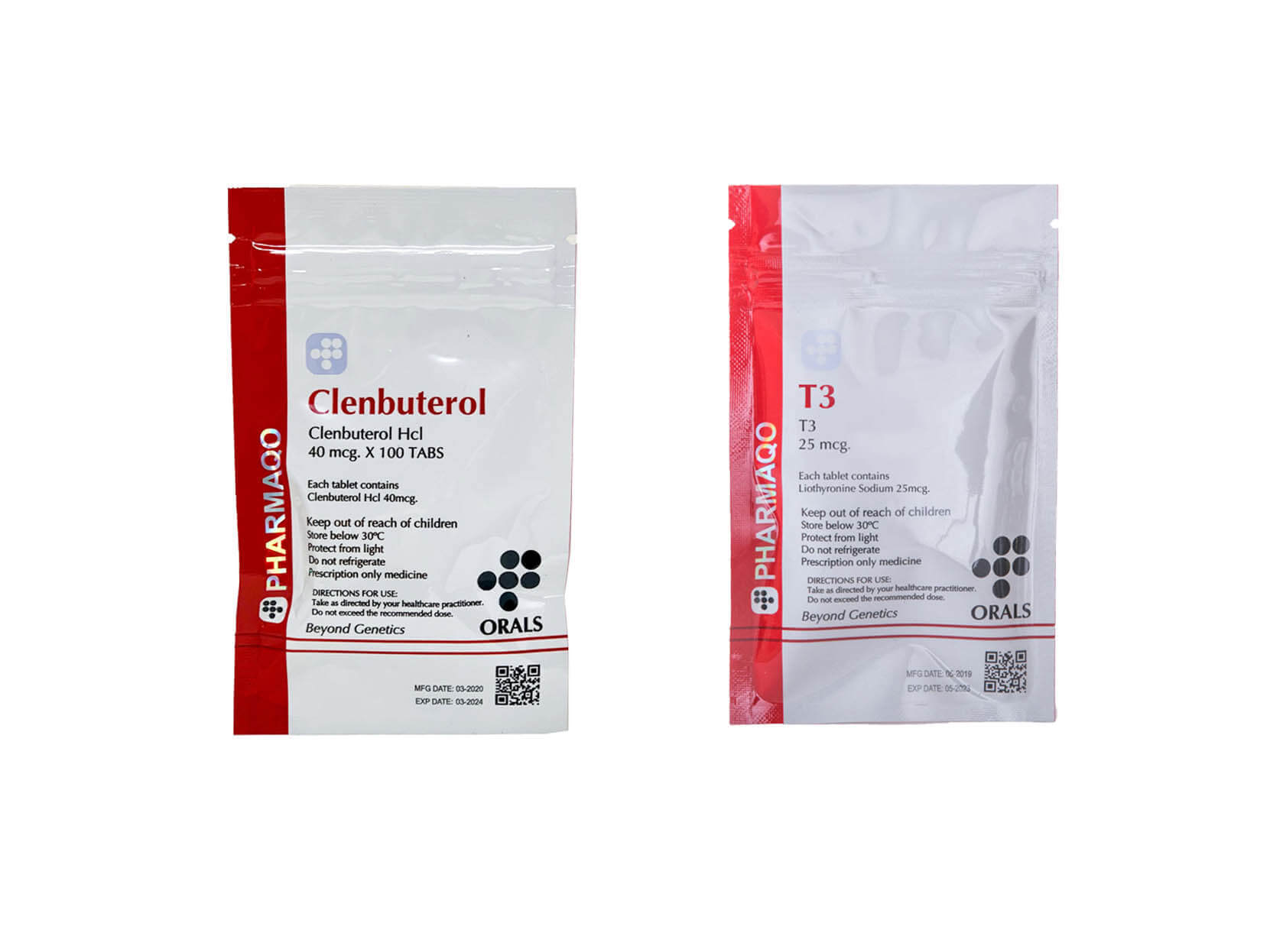 Abnehmpaket für Frauen von Pharmaqo Labs: Clenbuterol T3 (8 Wochen)