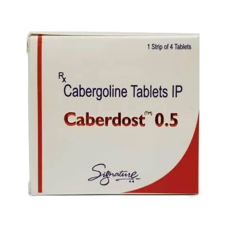 Cabergolin (Dostinex) 0,5 mg (4 Tabletten) Signature