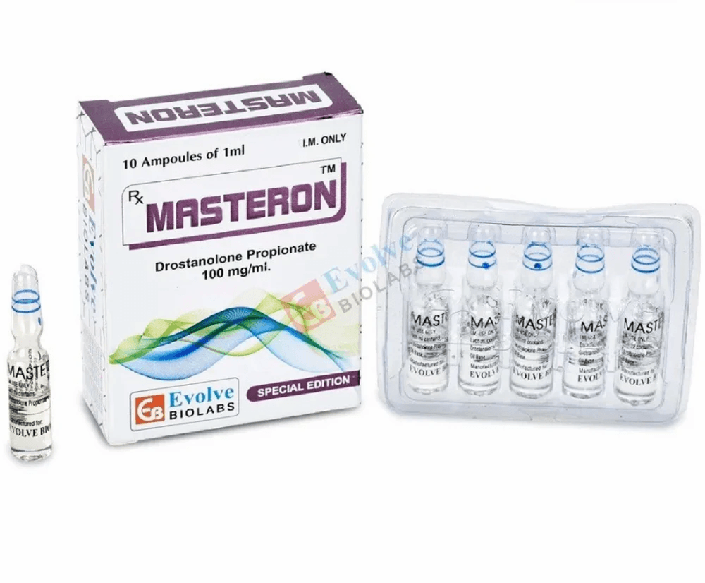 Masteron-Injektion (Drostanolonpropionat 100 mg/ml) (10 Ampullen à 1 ml) – Evolve Biolabs