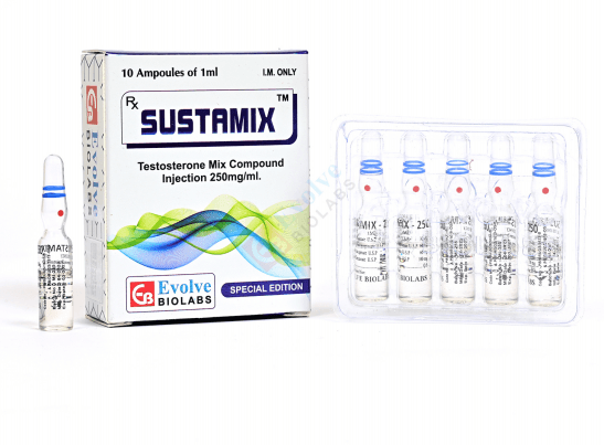 Sustanon (Testosteron-Mix) (10 x 1 ml Ampullen) - EVOLVE