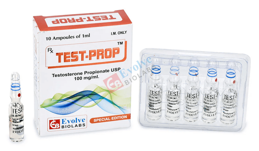 Testosteronpropionat 100 mg/ml (10 x 1 ml Ampullen) - Evolve Biolabs