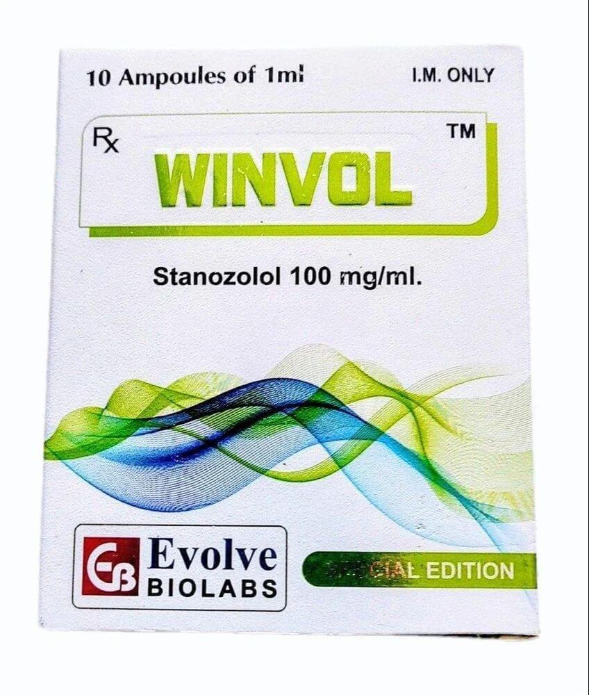 Winvol (Stanozolol) Injektionslösung 100 mg/ml (10 x 1 ml Ampullen) - Evolve Biolabs