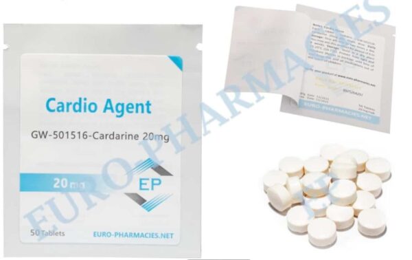 Cardio Agent (Cardarine GW501516) 20 mg Tabletten, 50 Stück, erhältlich bei Euro Pharmacies EU