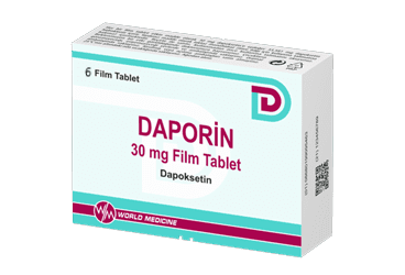 Daporin 30 mg 6 Filmtabletten Dapoxetinhydrochlorid World Medicine
