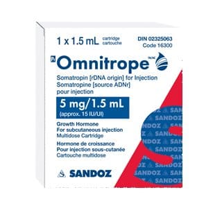 Somatropin Omnitrope 15 IE 5 mg 1,5 ml Kartusche Sandoz