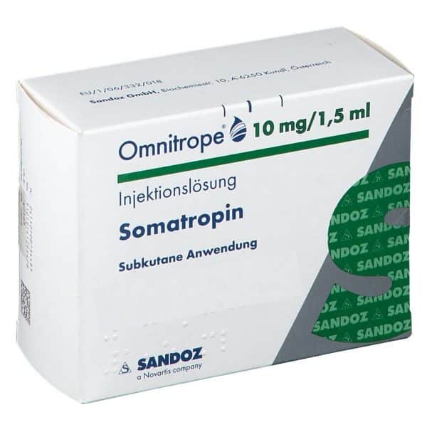 Somatropin Omnitrope 30 IE 10 mg 1,5 ml Kartusche Sandoz