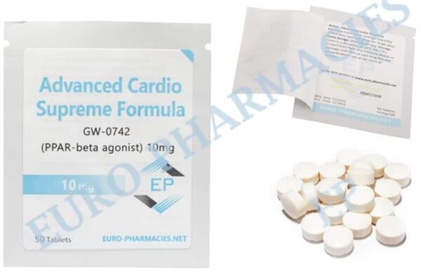 Advanced Cardio (GW 0742) 10 mg Tabletten, 50 Stück, erhältlich bei Euro Pharmacies EU