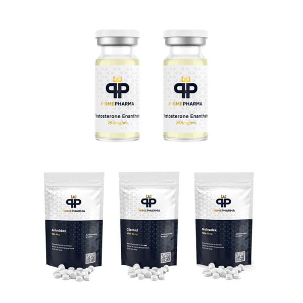 Mass Gain Pack (INJEKTION) ENANTHAT 250 + SCHUTZ + PCT (8 Wochen) PRIME PHARMA