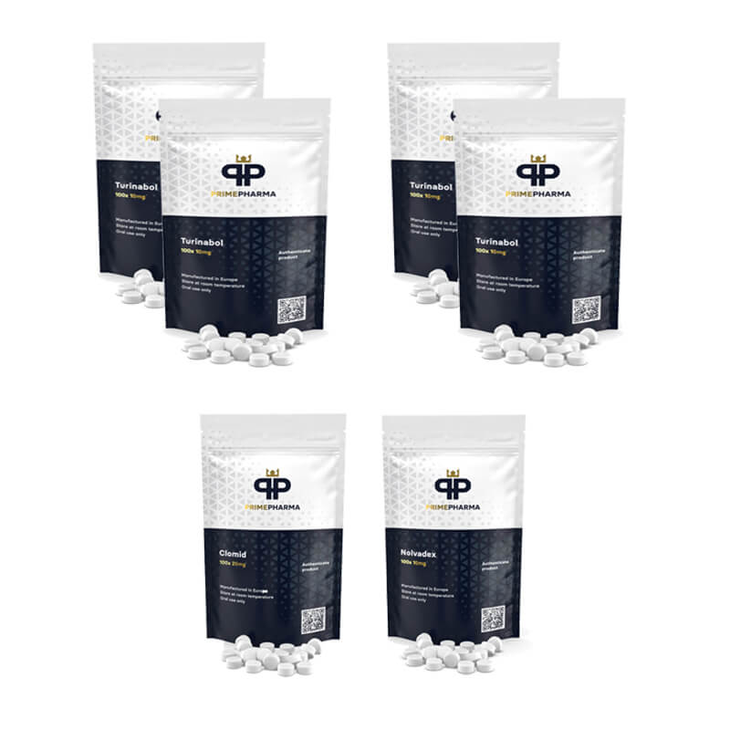 LEVEL III (ORAL) LEAK MASS BUILD PACK: TURINABOL + PROTECTION + PCT (8 Wochen) PRIME PHARMA