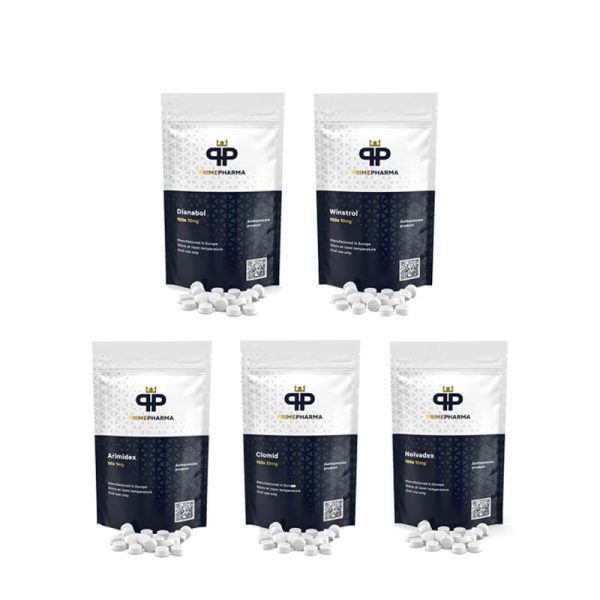 Muskelaufbau-Paket: Orale Steroide Dianabol + Winstrol (4 Wochen) PRIME PHARMA