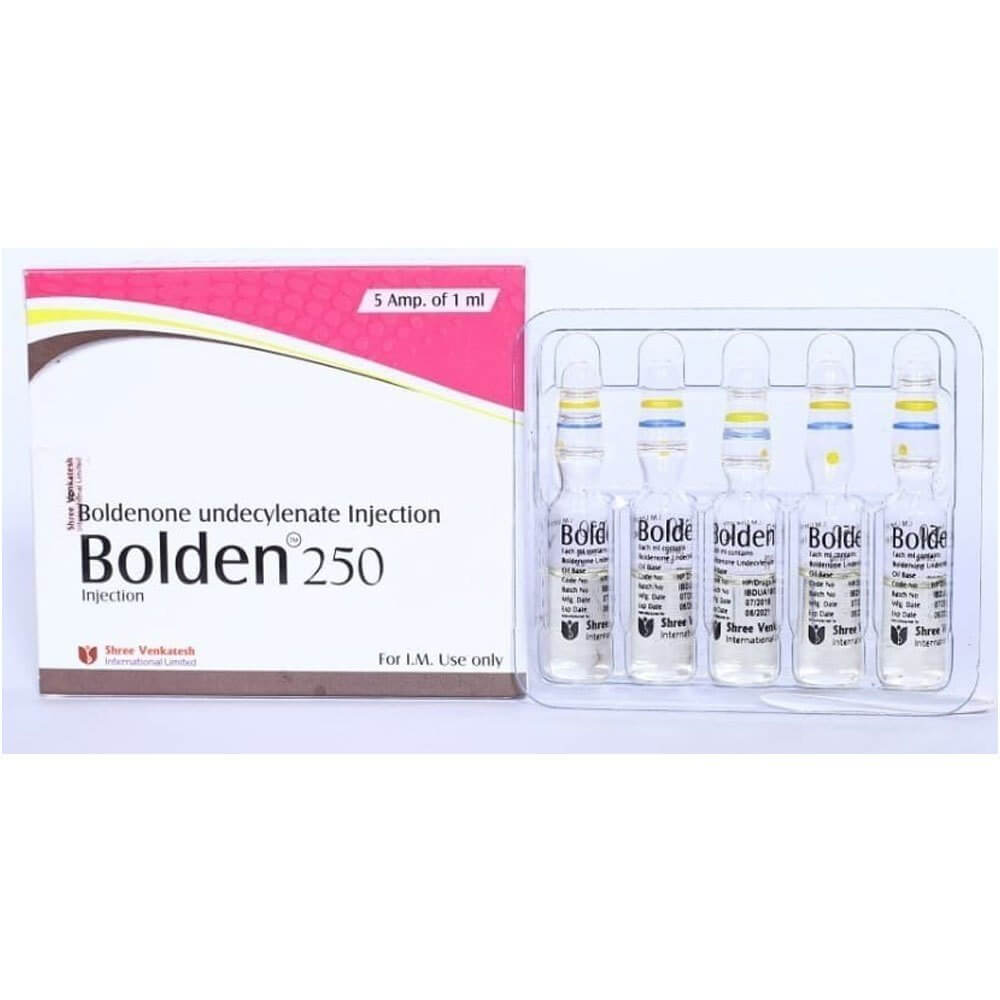 BOLDEN – Boldenonundecylenat 250 mg/ml (5 Ampullen à 1 ml) – Shree Venkatesh