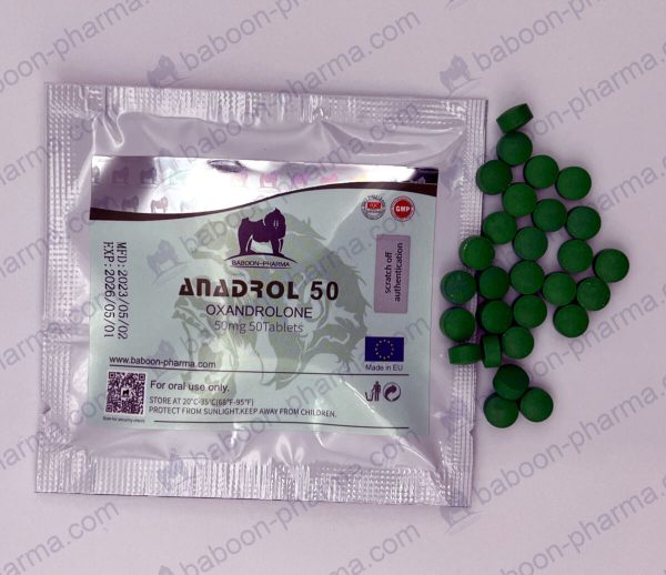Baboon Pharma Anadrol 50 mg Tabletten zum Einnehmen