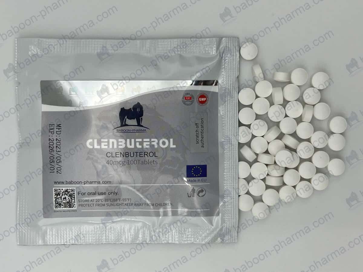 Baboon Pharma Clenbuterol 40 mg Tabletten zum Einnehmen