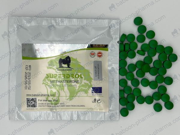 Baboon Pharma Superdrol 10 1 Tabletten zum Einnehmen