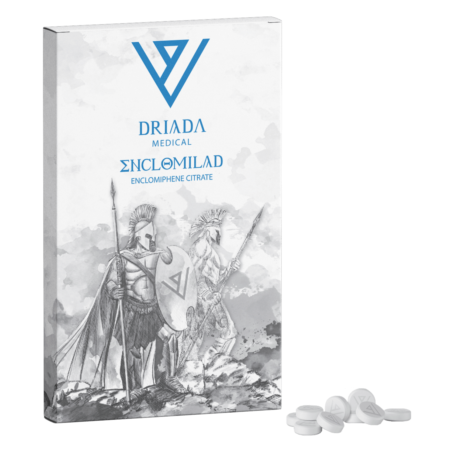 Enclomilad Mockup-Tabletten Driada