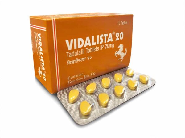 Vidalista 10 Tadalafil 20 mg