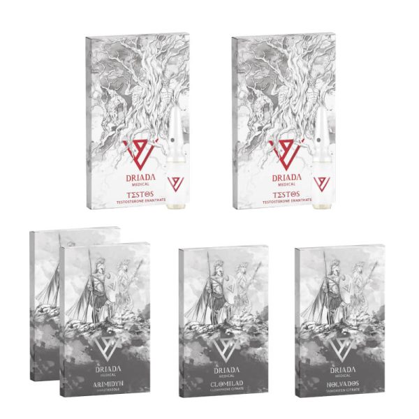 Mass Gain Paket (8 Wochen) Testosteron Enantat + Schutz + PCT DRIADA MEDICAL