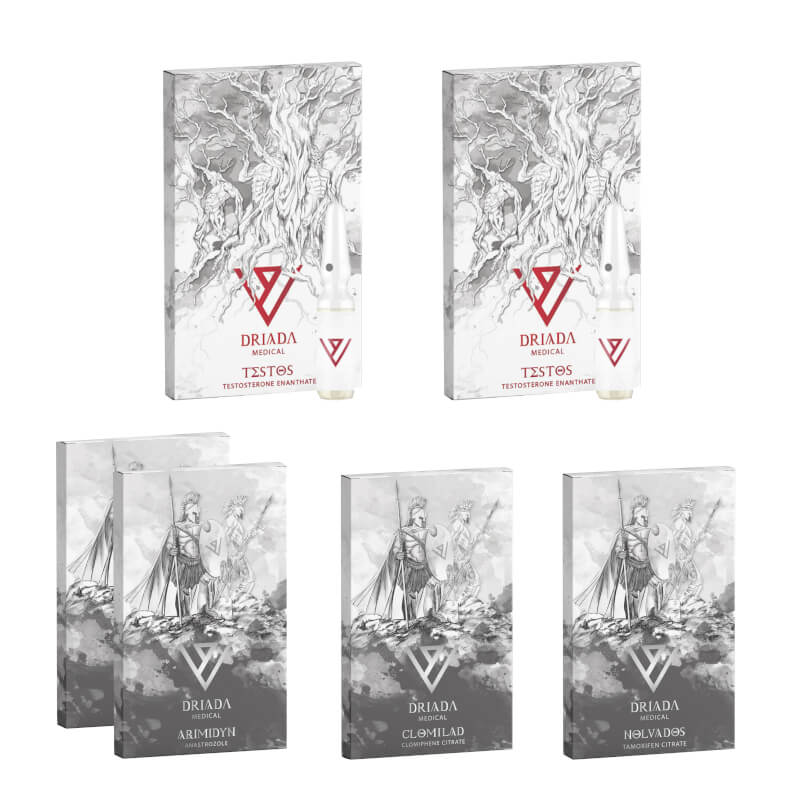 Mass Gain Paket (8 Wochen) Testosteron Enantat + Schutz + PCT DRIADA MEDICAL