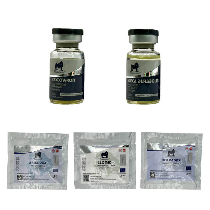 Baboon Pharma 8-Wochen-Masseaufbau-Paket: INJECT Enanthate 250 DECA