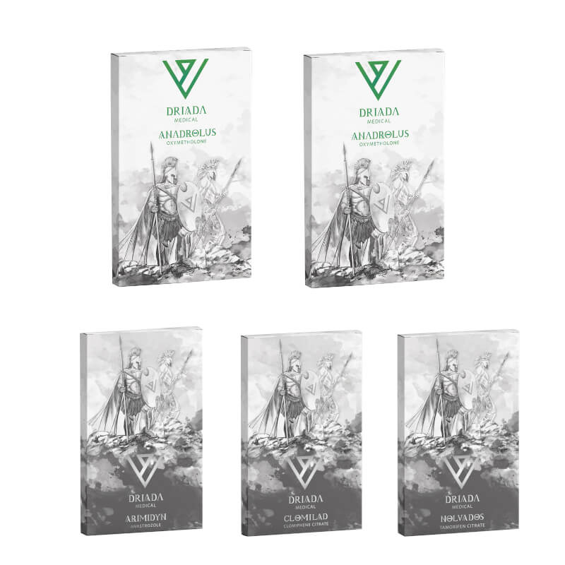 Mass Gain Paket: Anadrol Oxymetholon orales Steroid (4 Wochen) Driada Medical