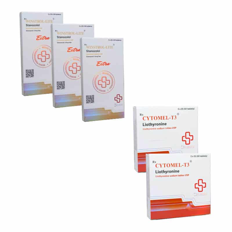 Stanozolol + T3 Cytomel Trockenpackung, orale Steroide (8 Wochen), Beligas Pharmaceuticals International