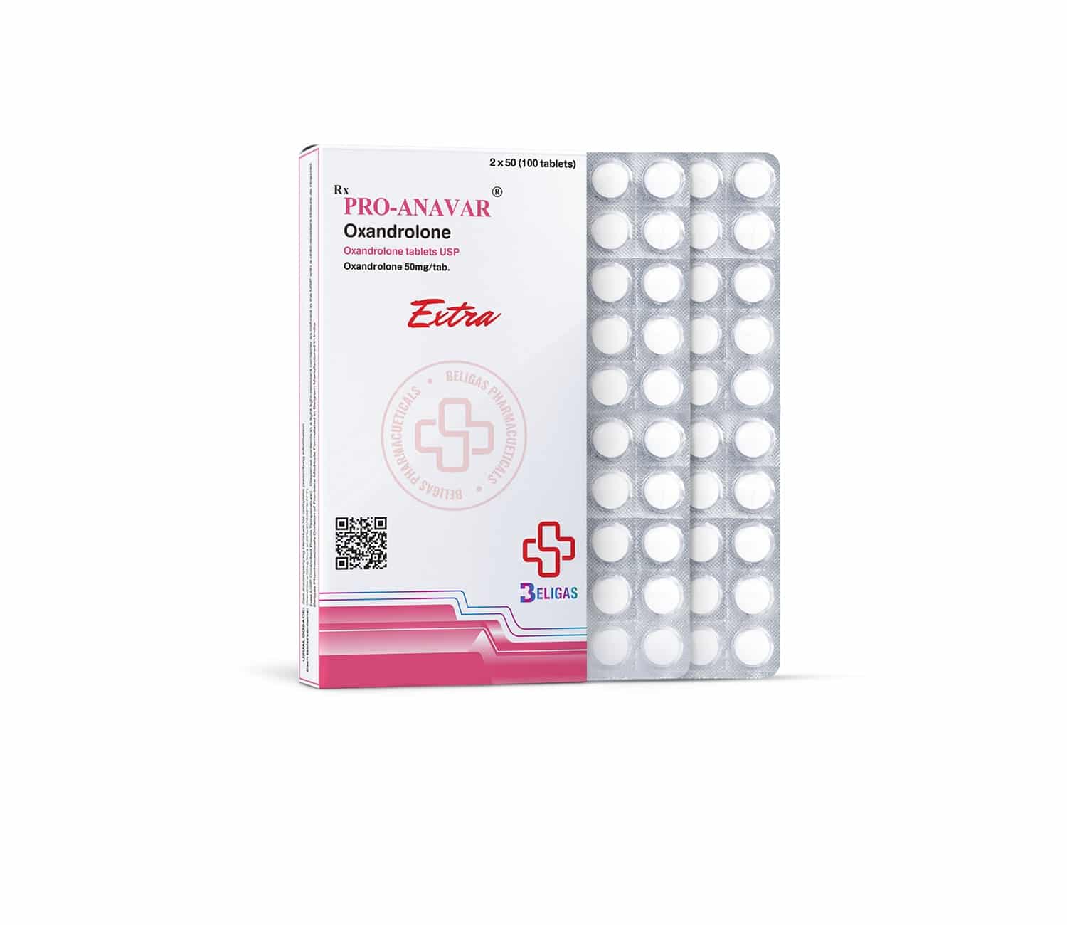Pro Anavar 50 mg 100 Tabletten Beligas
