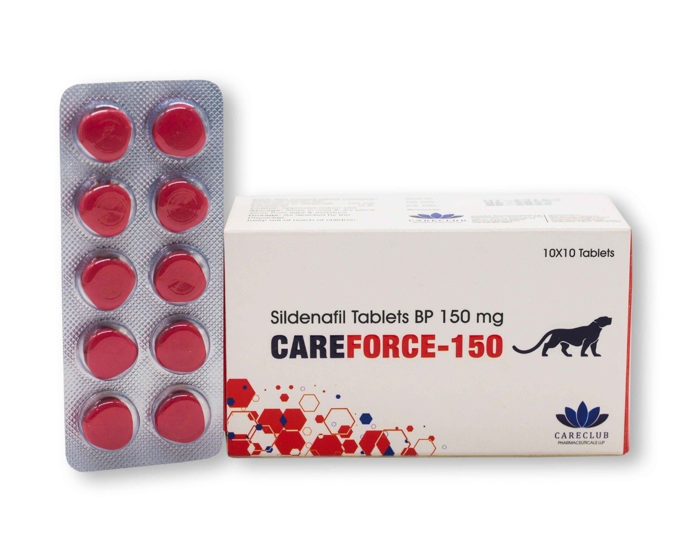 Careforce 150 mg Sildenafil BP 100 Tabletten (Apotheke EU)